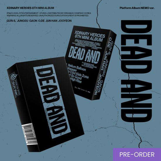 {PRE-ORDER} Xdinary Heroes - 8th Mini Album [DEAD AND] (Platform NEMO Ver.)